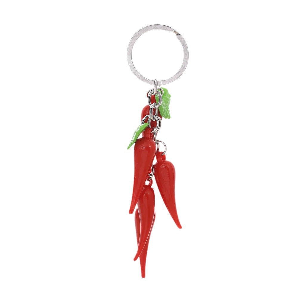 Little Pepper Keychain Holiday Gift Key Ring Pendant Mobile Phone Bag Decoration Wholesale Creative Design Car Key
