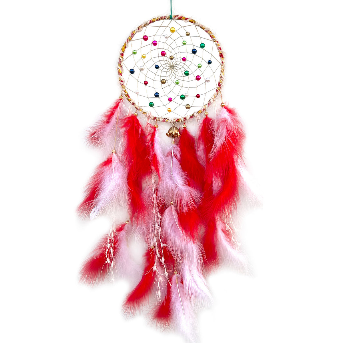 Scenic Spot Hot Selling Dream Catcher Feather Hanging Decoration Wind Bell Room Decoration Air Pendant Creative Gift for Girls