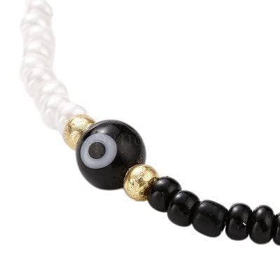 seed beads stretchable waist chain with Evil Eye (Style5)