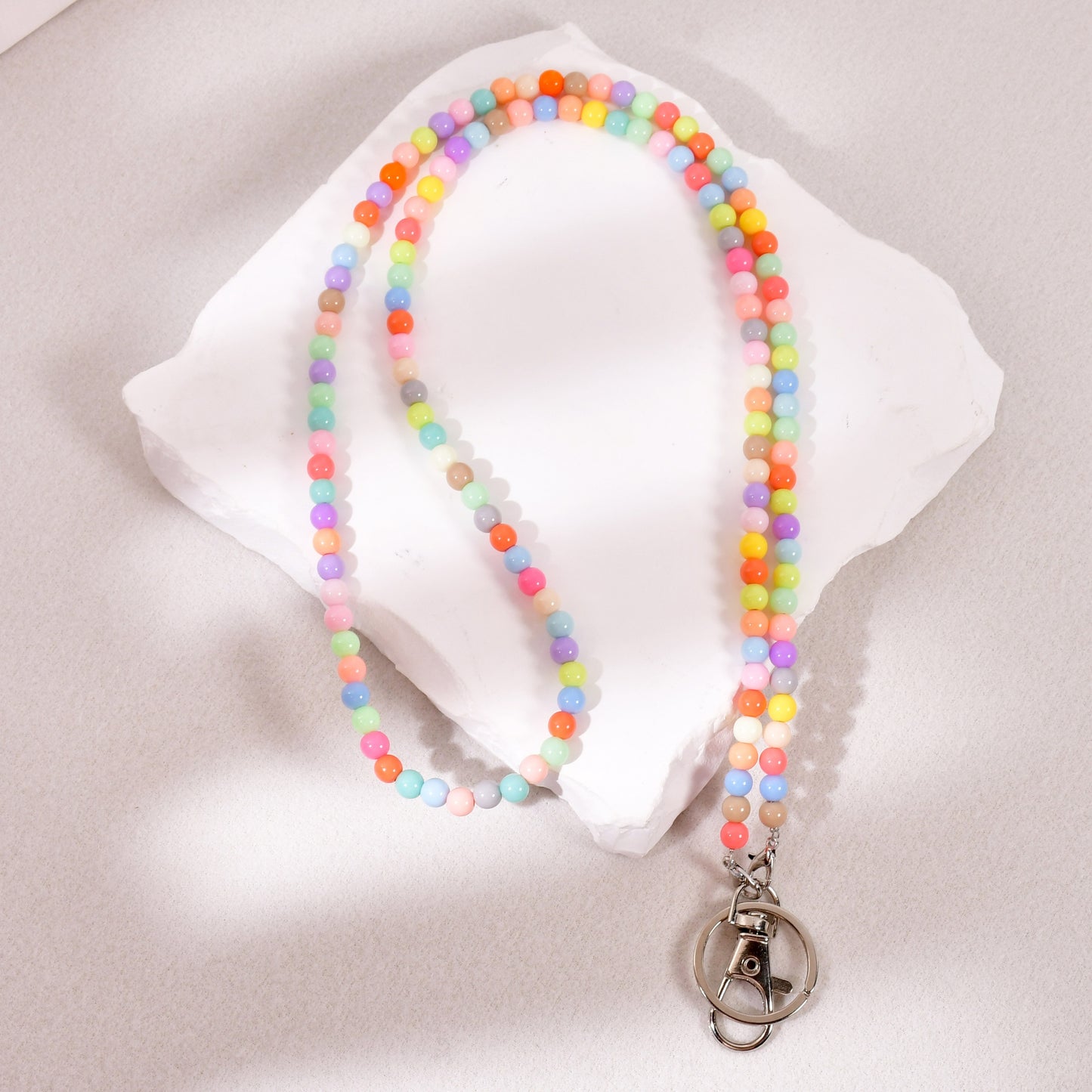 Beaded Lanyards For ID Badges, Beaded Lanyard For Women, Lanyards For Keys, Teacher Lanyard For ID Badges And Keys, Beaded Lanyard For School Student Nurse Gift