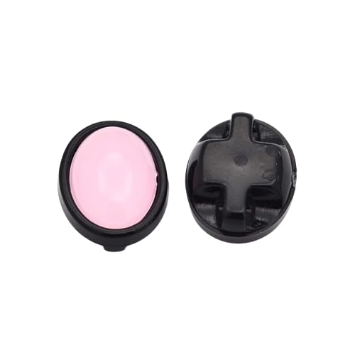 Sew on Taiwan Acrylic Oval Shaped Beads/Garment Accessories - Pink