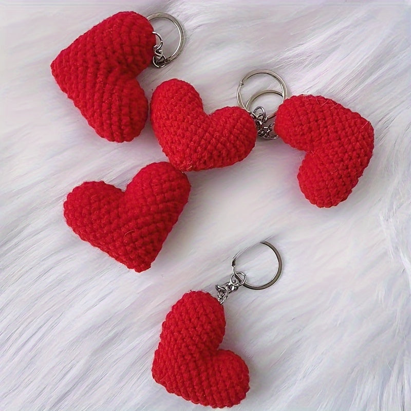 1pc Love Heart Keychain Cute Key Chain Ring Bag Backpack Charm Car Key Pendant Mother's Day Valentine's Day Gift