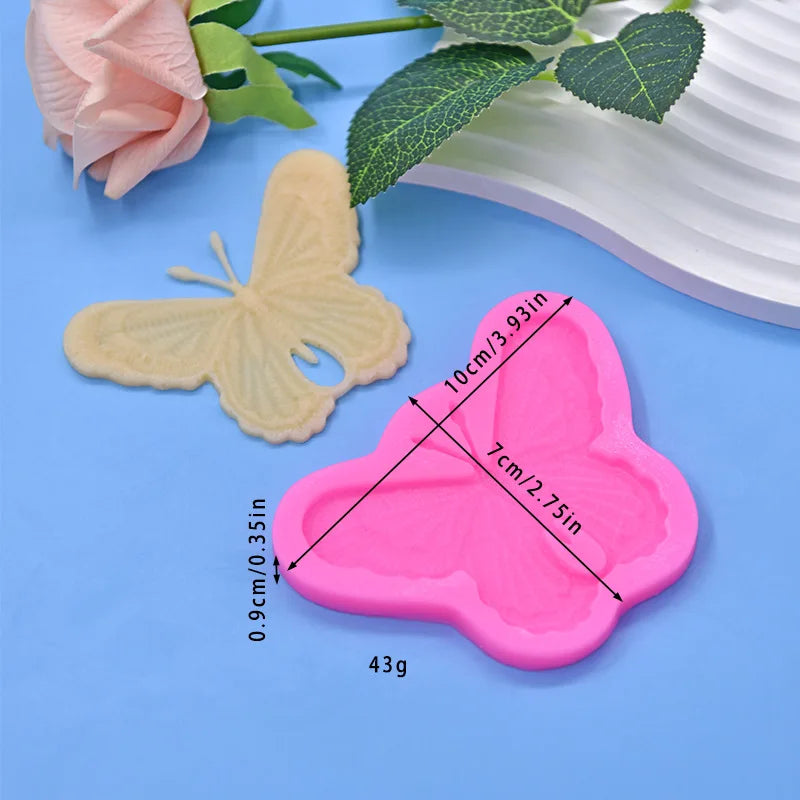 Hemasa Flower Butterfly Shape Silicone Mold