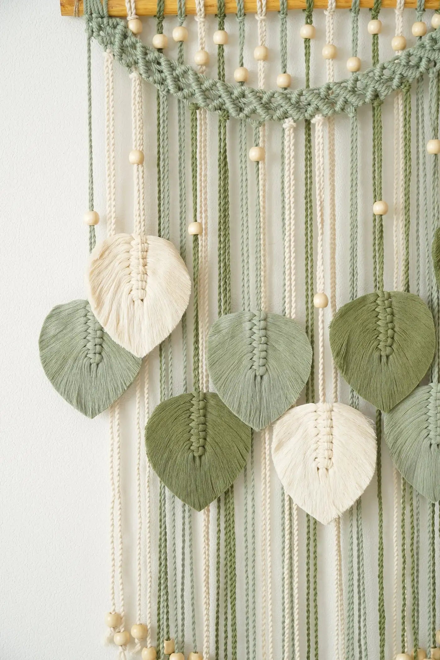 Green Leaf Wall Art For Farmhouse Home Decor