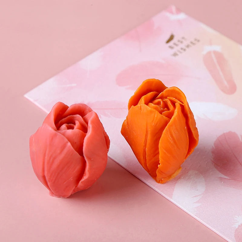 3D Flower Mold Silicone Candle Mould/ Silicone Moulds for Craft Home Decoration