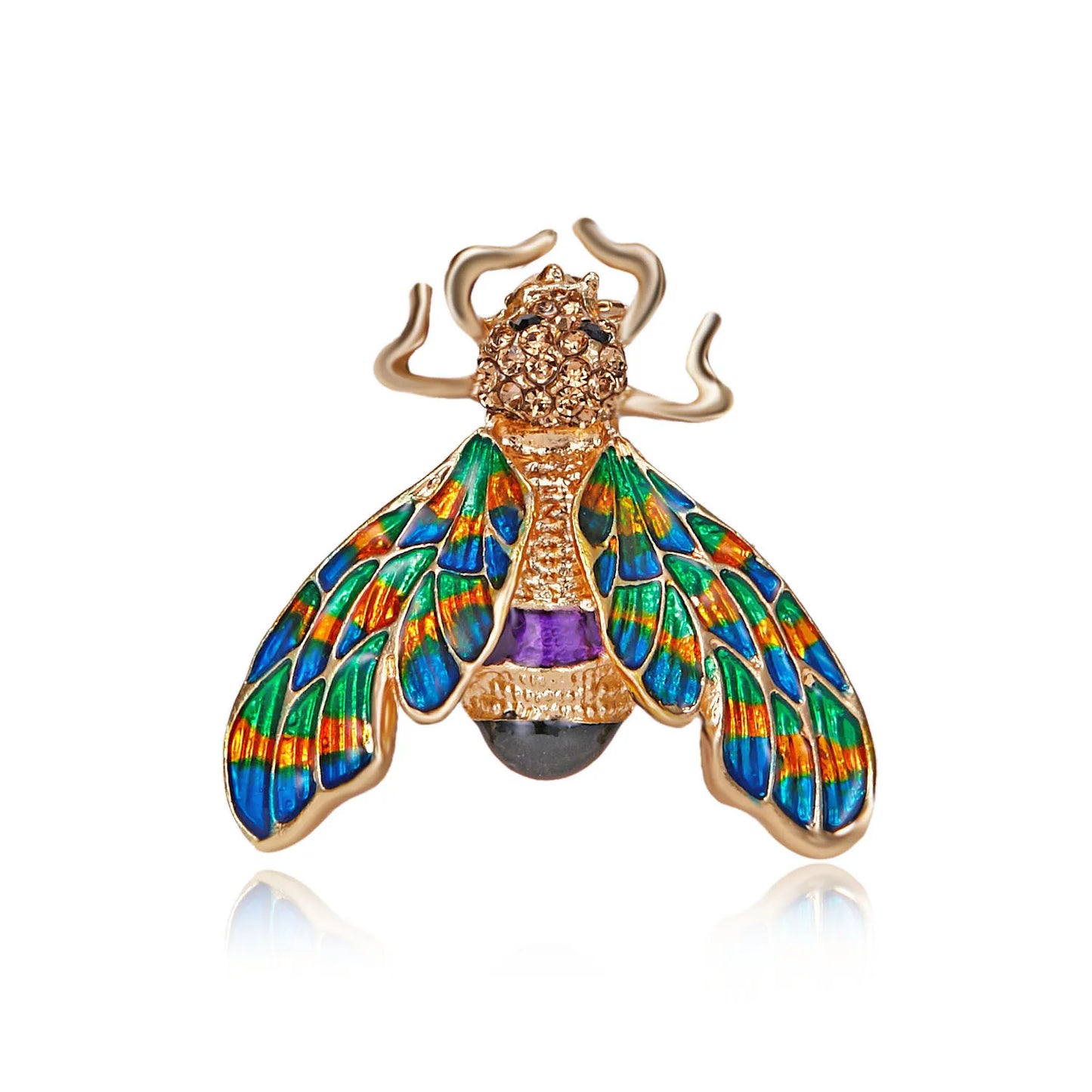 Classic Vintage Bee Brooch Insect Brooches For Women Metal Pins Banquet Party Suit Coat Cap Accessories Fall Winter Unique Gif