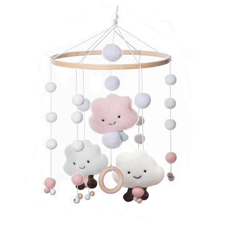 Hemasa Baby Crib Mobiles Wooden Bed Bell