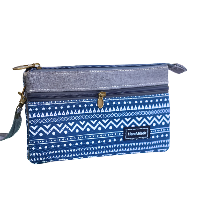 Hemasa Women's Cotton Long Organizer Wallet Ladies Coin Purse Female Clutch Small Phone Pouch Money Bag for Children / Kids/ Girls