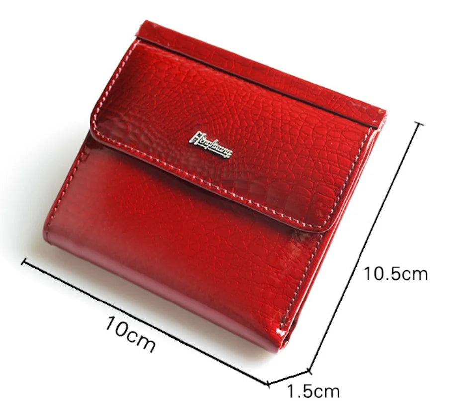 New Female Wallet Vintage Fashion Women Wallets GenuineLeather Short Purse Money Bag Coin Money Bags Ladies Purse Girls Wallets
