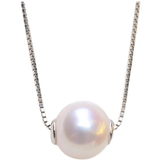 Hemasa  Pearl Pendant Necklace S925 Silver  pearl necklace for women/Girls