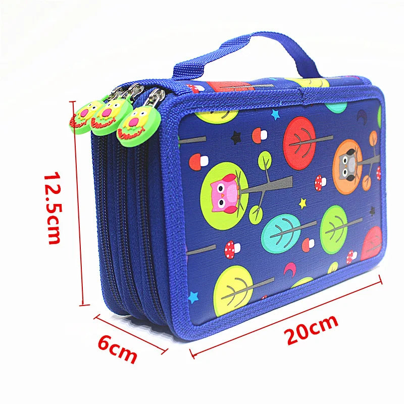 Kawaii Penal for Back to School Pencil Case Big 32 52 72 Slots Pen Box Cute Pencilcase Large Girls Boys Cartridge Bag Stationery