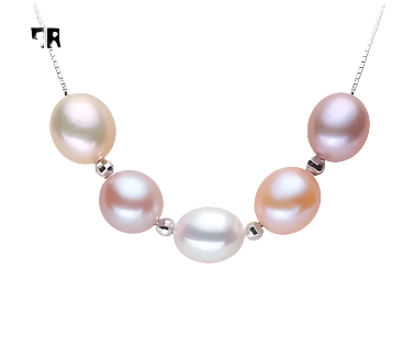 Hemasa REAL PEARL 925 Sterling Silver Fashion Freshwater Pearl Necklace Chain Unique Designed Hot Gift Beautiful Necklace Jewelry