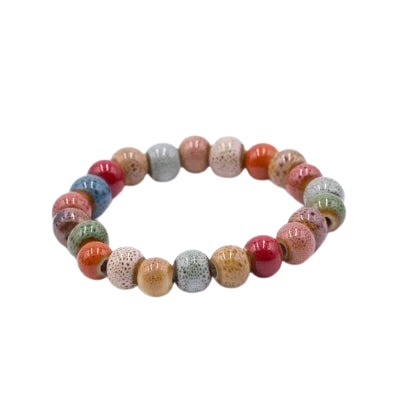 Hemasa Heart Shape ceramic beads bracelets