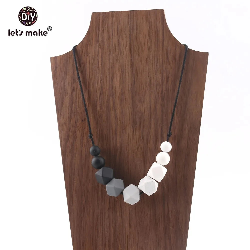 Silicon  Beads Teether Neckalce