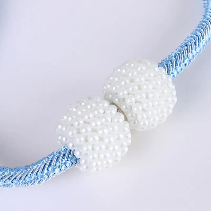 Pearl magnetic curtains modern minimalist punch free installation pearl magnetic particle tape curtain accessories home decorati