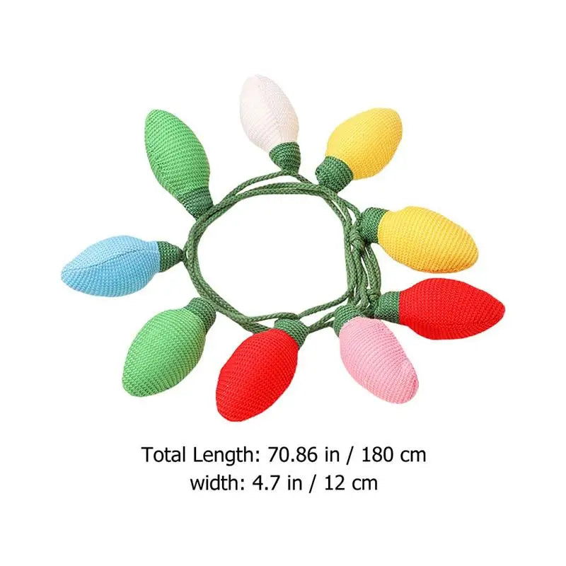Hemasa Garland Pom Pendant Xmas Ball Felt Christmas Wool Pastel Diy Decor Party Layout Scene Tassel Rainbow