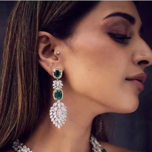 Hemasa Trendy Square Geometric Earring For Women Wedding Party I