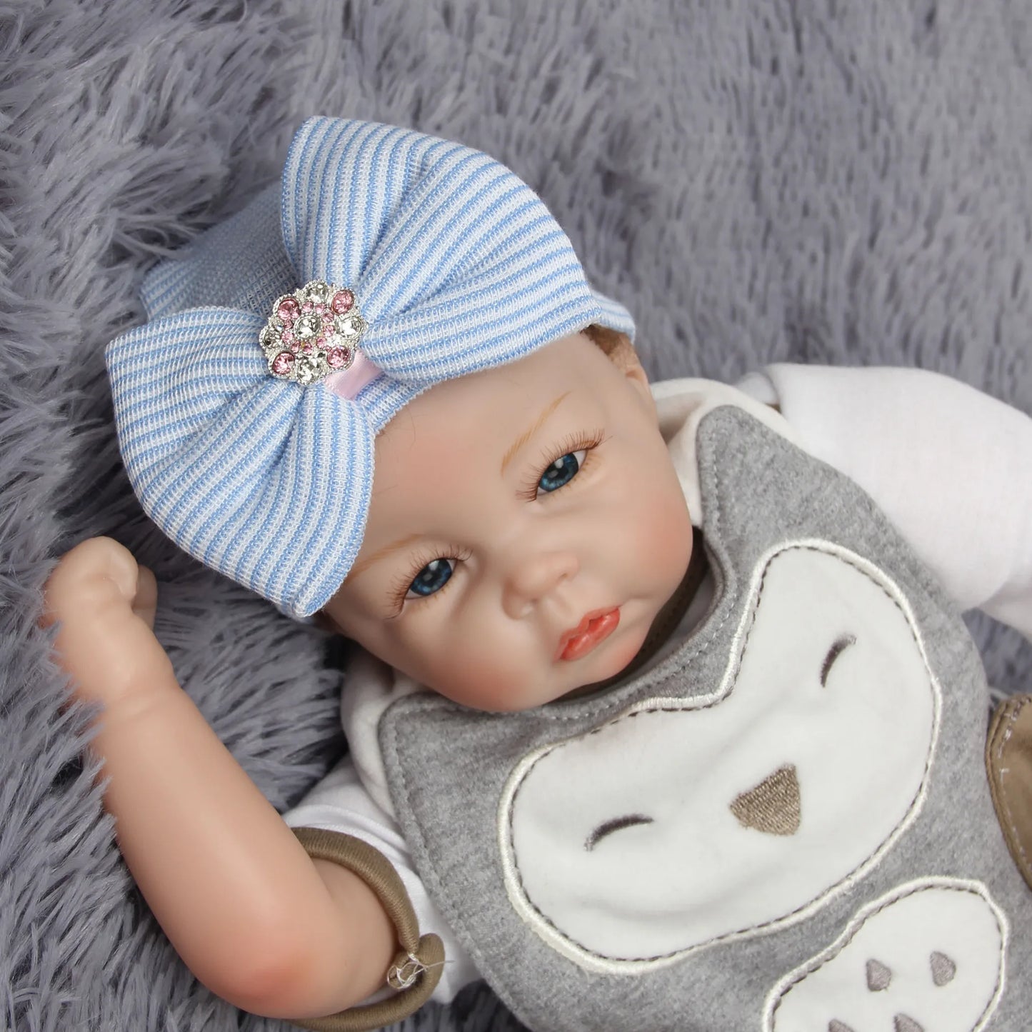 Knit Striped Baby Caps Infant Baby Hat Newborn Baby Beanie Toddler Hat Infant Beanie Hat Baby Girl Hat