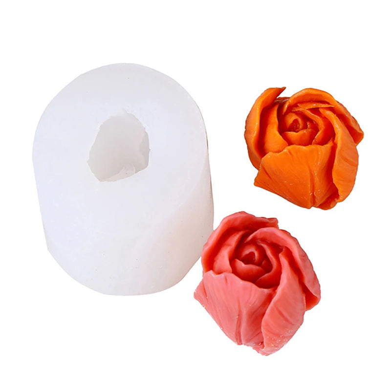 3D Flower Mold Silicone Candle Mould/ Silicone Moulds for Craft Home Decoration