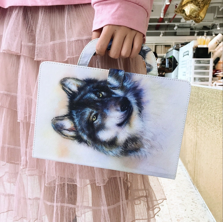 Wolf Pattern Horizontal Flip Leather Case for iPad Pro 11 Inch (2018), with Holder & Card Slot & Wallet, For iPad Pro 11 Inch (2018)