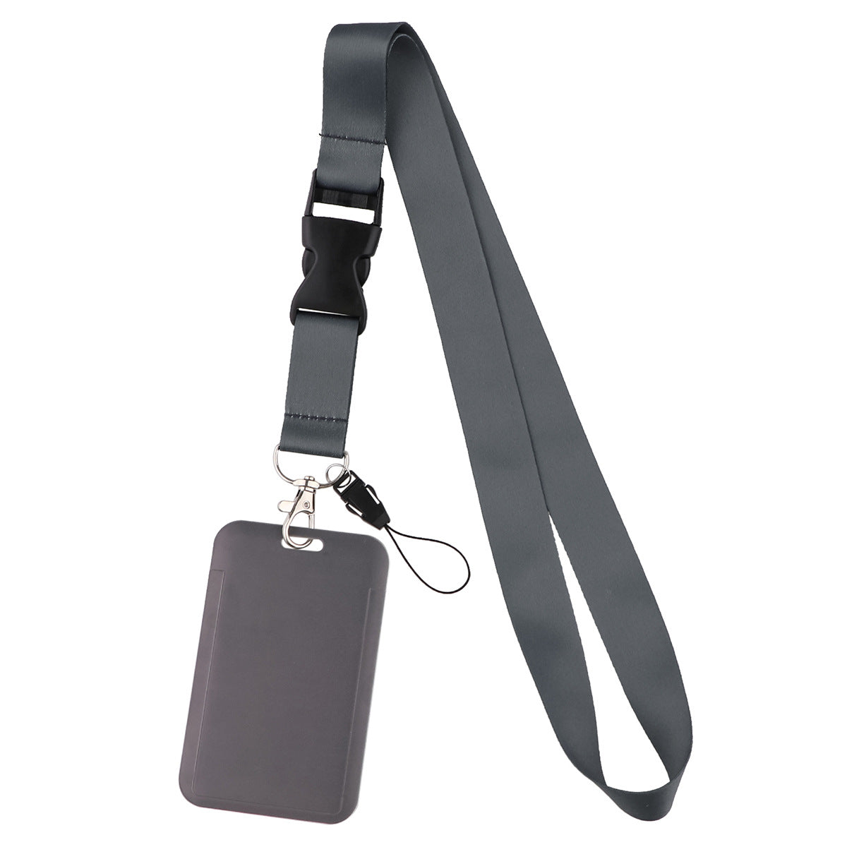 Twelve-Color Mobile Phone Lanyard, Hard-Shell Card Holder for Id, Camera, Keys, Work Badge, and Bus Pass