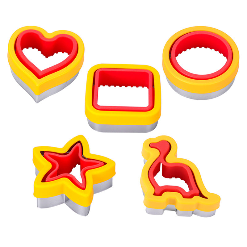 Stainless steel cartoon sandwich mold toast cutting mold dinosaur sandwich bread edge pressing biscuit mold