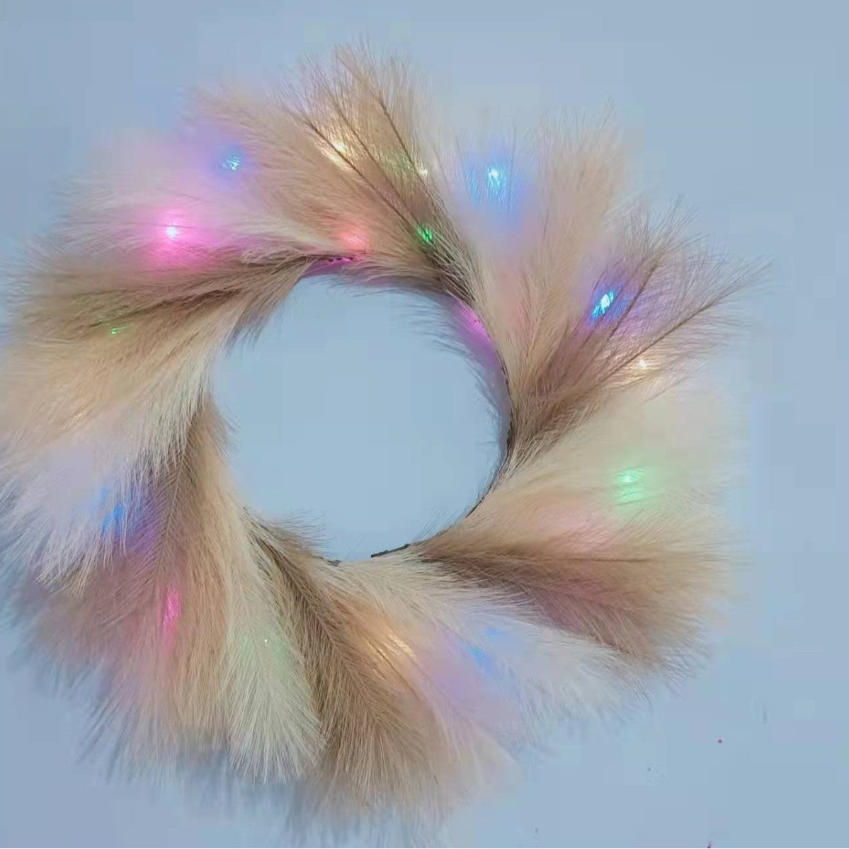 Pop Reed Grass Wreath Nordic ins Wedding Decoration Amazon Cross Border in stock Supply Simulation Wreath