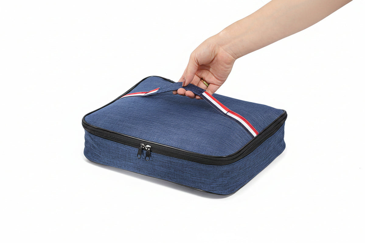Lunch box insulation bag Bento student aluminum foil thickened portable work compartment plate handbag