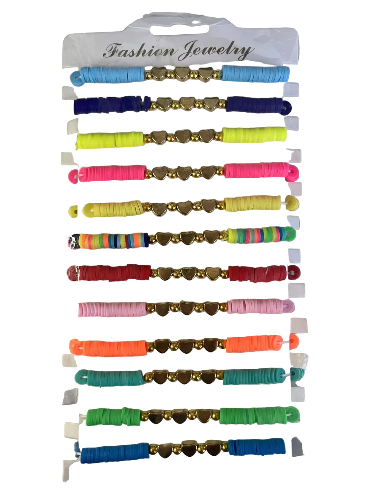 12 Pieces Taylor Friendship 6mm Beach Women's Soft Pottery Bracelet Couple Jewelry