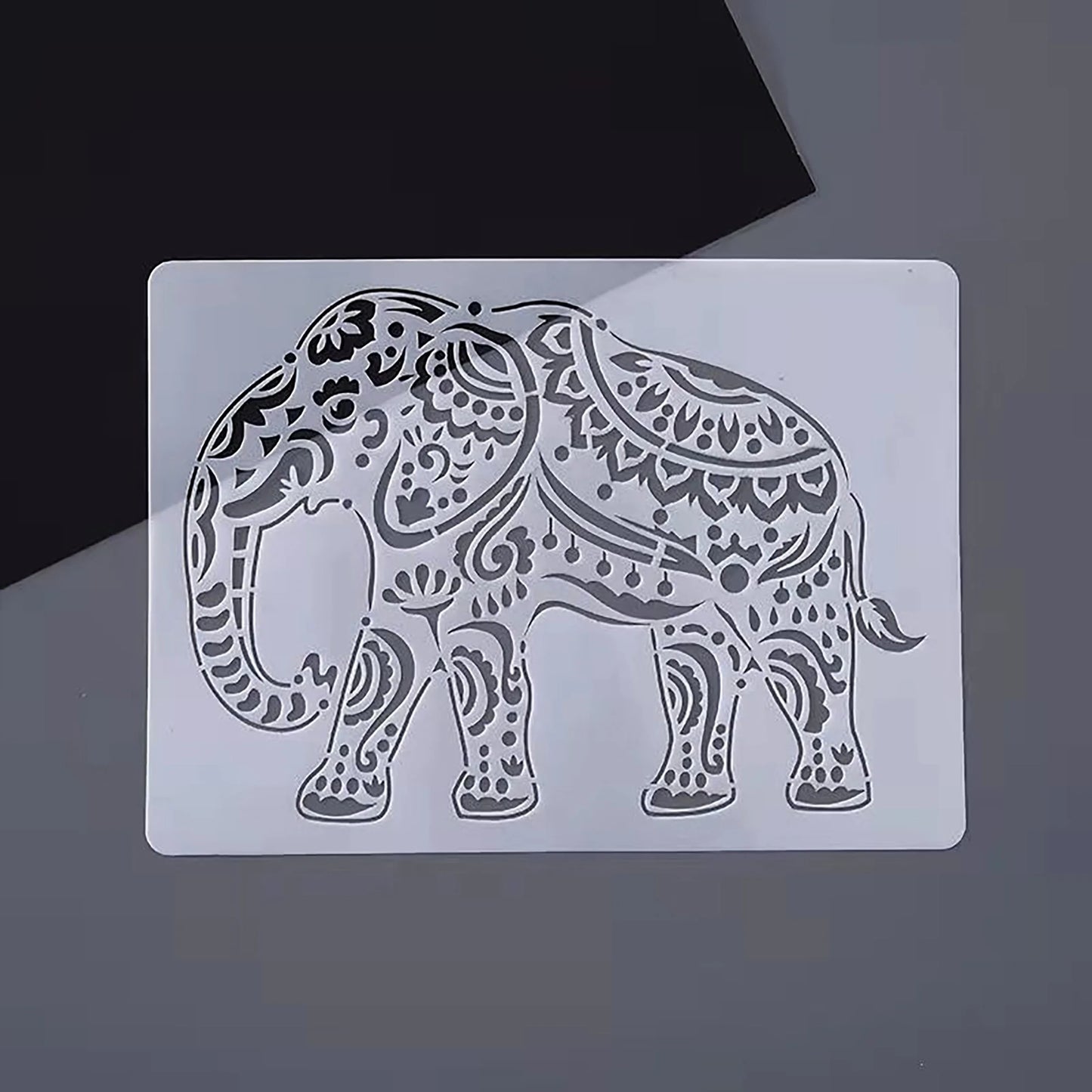 5pcs11*8in Hollow Painting Template, Creative Animal Airbrush Printing Plate, Scratch Painting Template