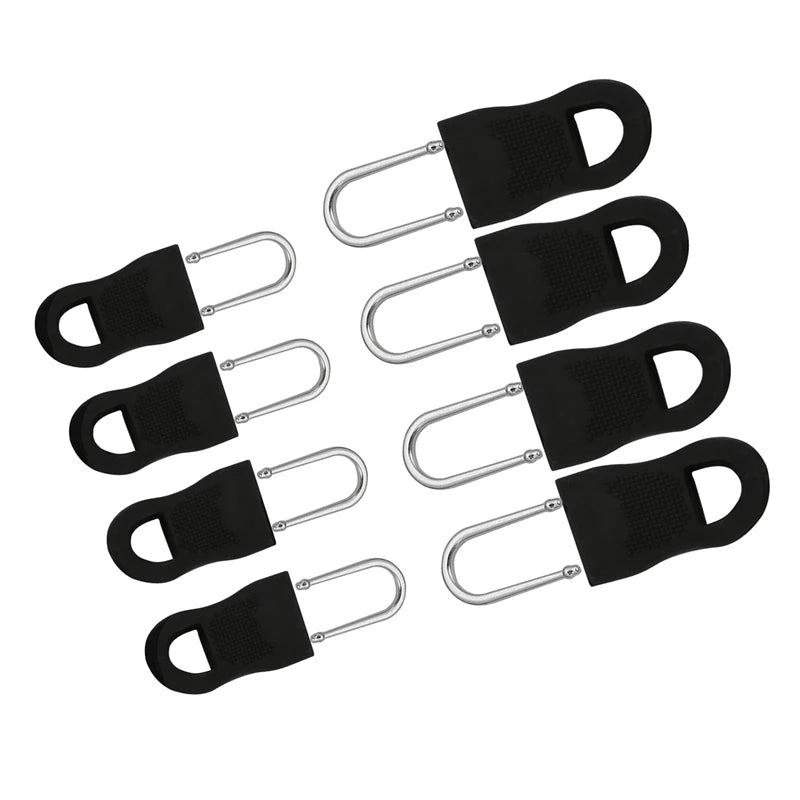 Zipper Slider Replacement Zipper Puller Tag Fixer Repair Kit Zipper for Sewing Clothes Travel Bag Suitcase Clothes Tent Backpack