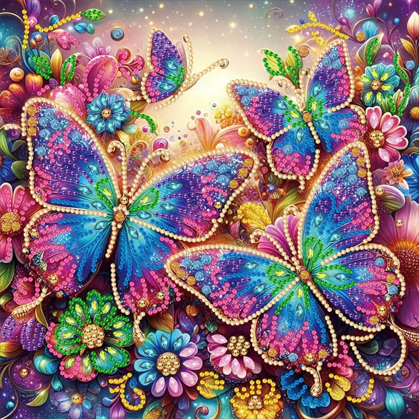 Hemasa 5D DIY Diamond Painting Flower Kit Tree Decoration DIY Special Shaped Drill Diamond Mosaic Art Gift Crafts for Wall Home Decor