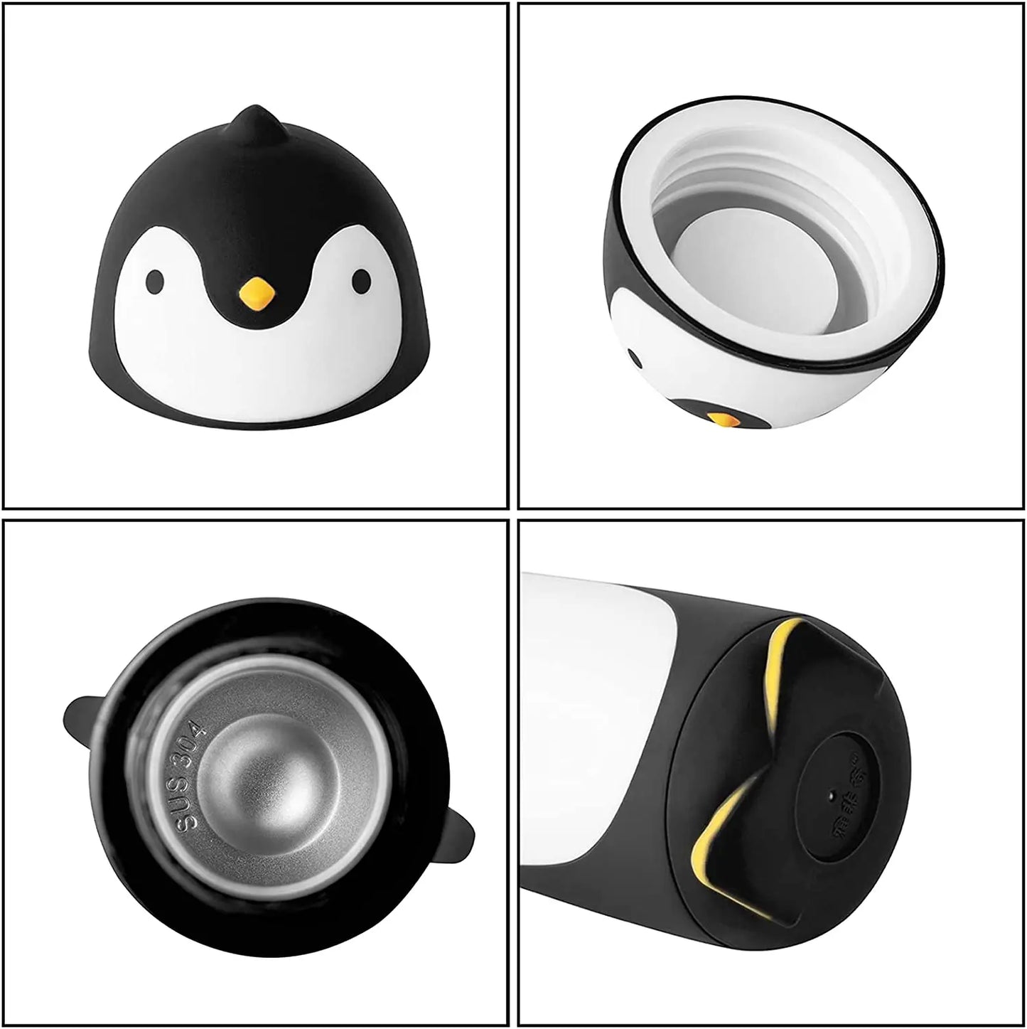 Penguin Stainless Steel Vacuum Thermos Travel Mug Tea/ Water Bottle/ Coffee Flask