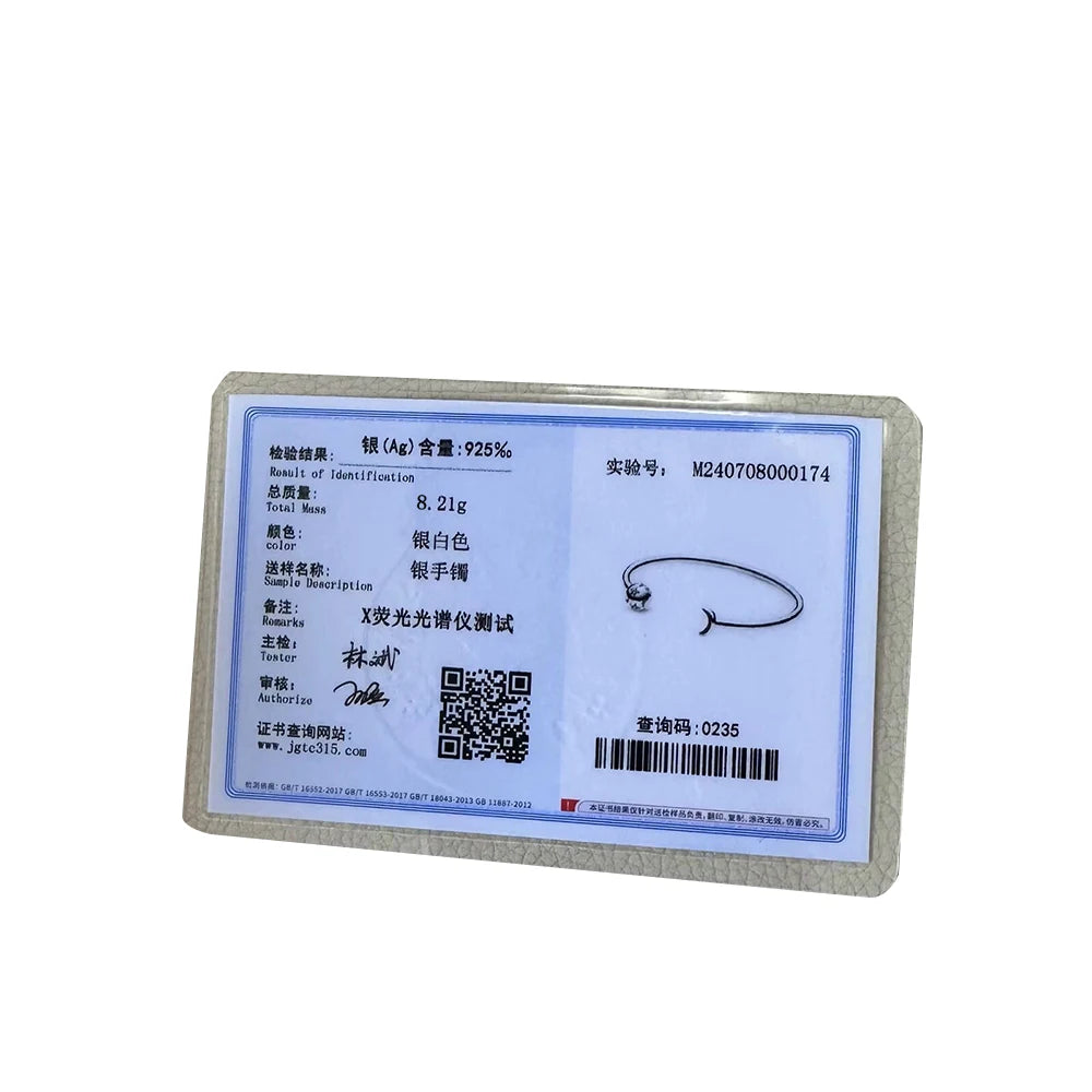 Hot Sale 925 Sterling Silver Celestial Sparkling Sun Moon Open Bangle Beautiful and Elegant Women Jewelry Gift