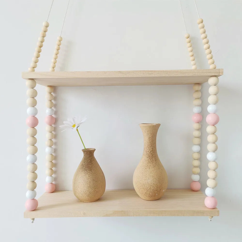 Kids Room Decoration Wooden Shelf For Kids Room Wood hooks Wall Wood Shelf For Children Boy Girl Room Wall Decor Shelf