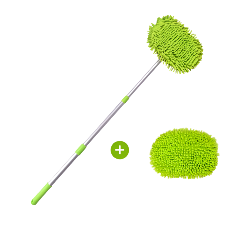 Hemasa Car Cleaning Brush / Car Wash Brush Adjustable Telescoping Long Handle Clean Mop