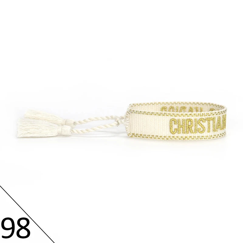 Woven Friendship Bracelets Adjustable Cotton Rope Cord Hand Made Christian Jewelry Bracelet