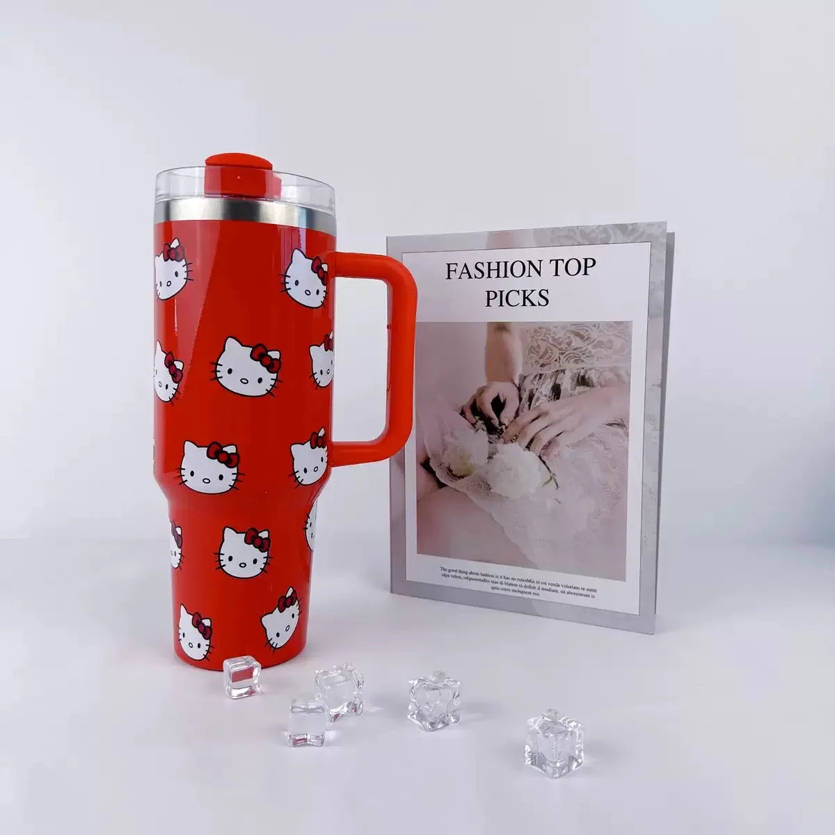 Tejesa 40oz Mugs Thermos Stainless Steel Large Capacity Insulated Mug with Handle Straw Thermos Drinks Coke Coffee