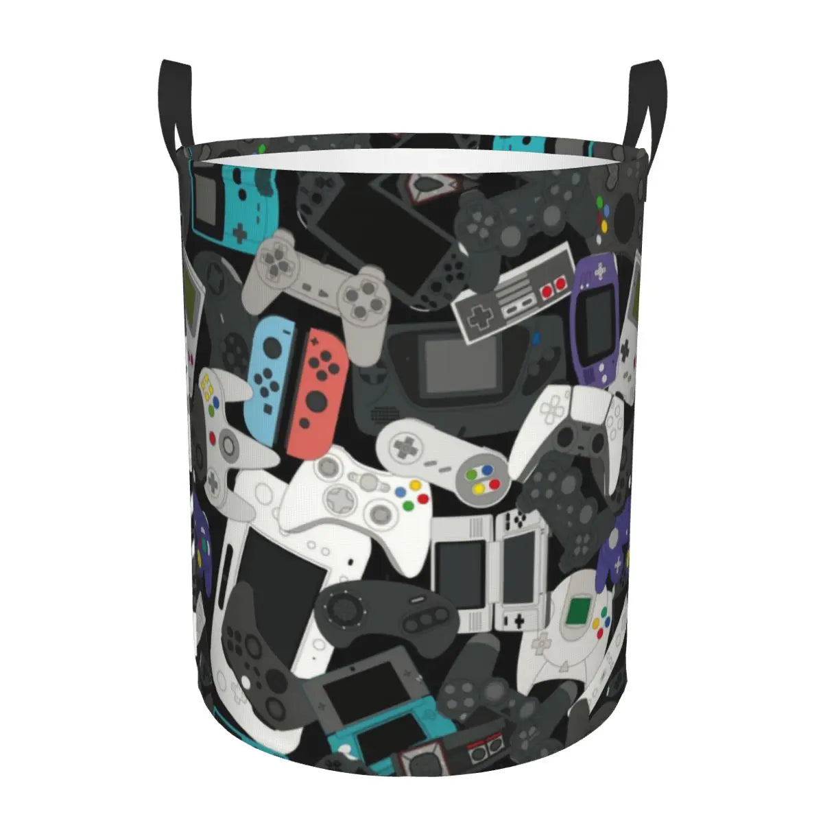 Hemasa Gamer Gaming Controller Laundry Large Clothes Storage Basket