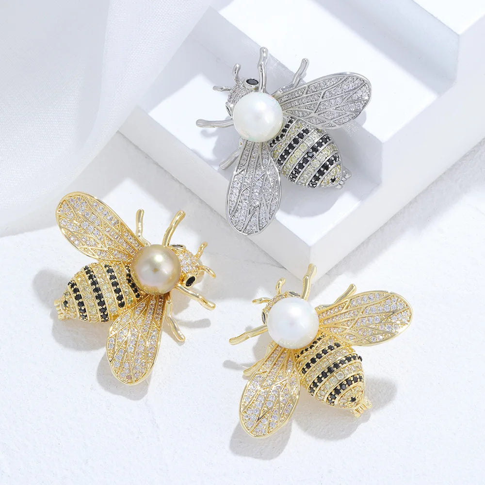 Jewelry brooch to prevent exposure Korean ladies brooch clothing accessories little bee corsage