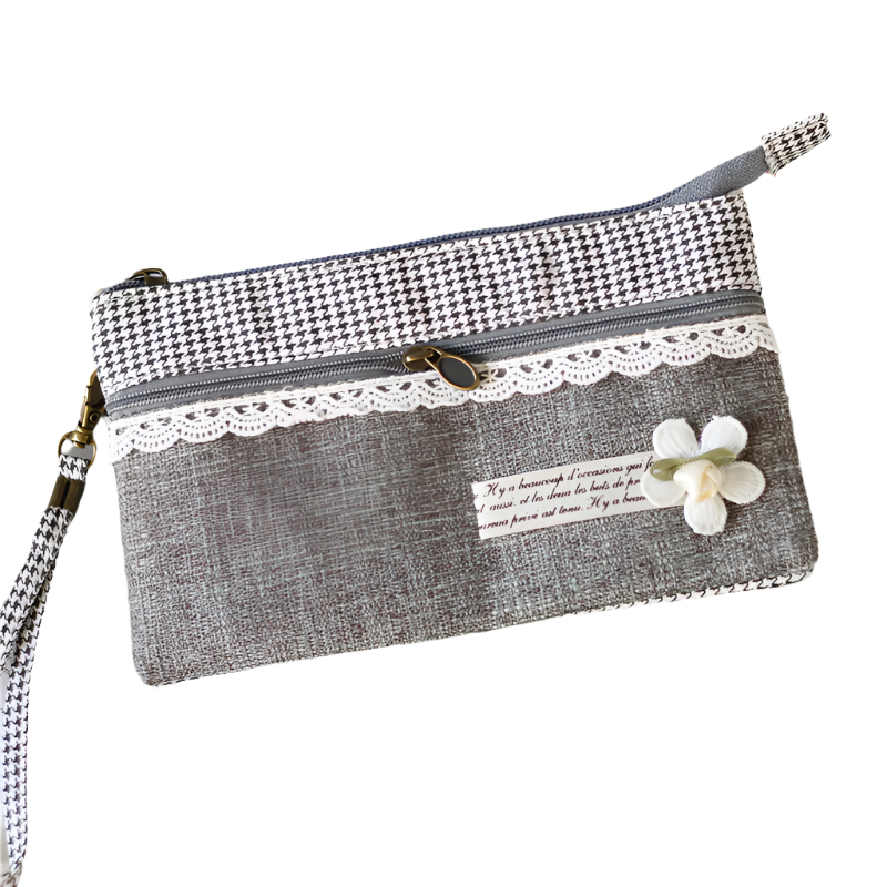 Hemasa Women's Cotton Long Organizer Wallet Ladies Coin Purse Female Clutch Small Phone Pouch Money Bag for Children / Kids/ Girls