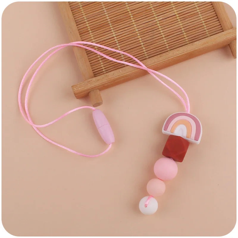 Hemasa Silicone Beads Nursing Mom Necklace Baby Gift