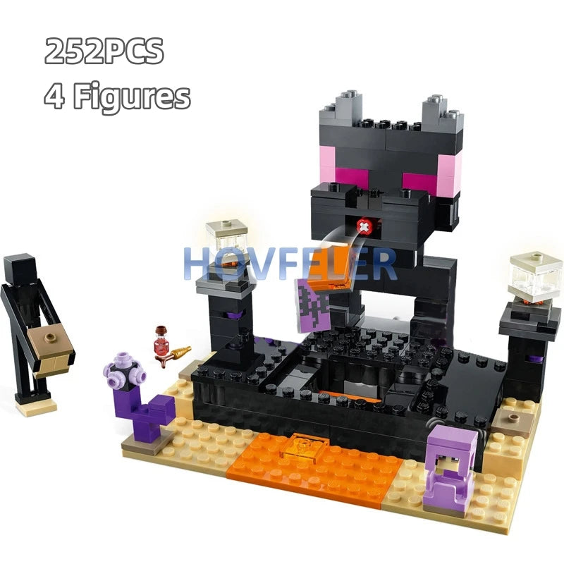 The Dog Lodge Houses World Building Blocks Foxs Rabbit Creepers Mine Alpacas Pandas Classical Model Bricks Sets Kids Kit