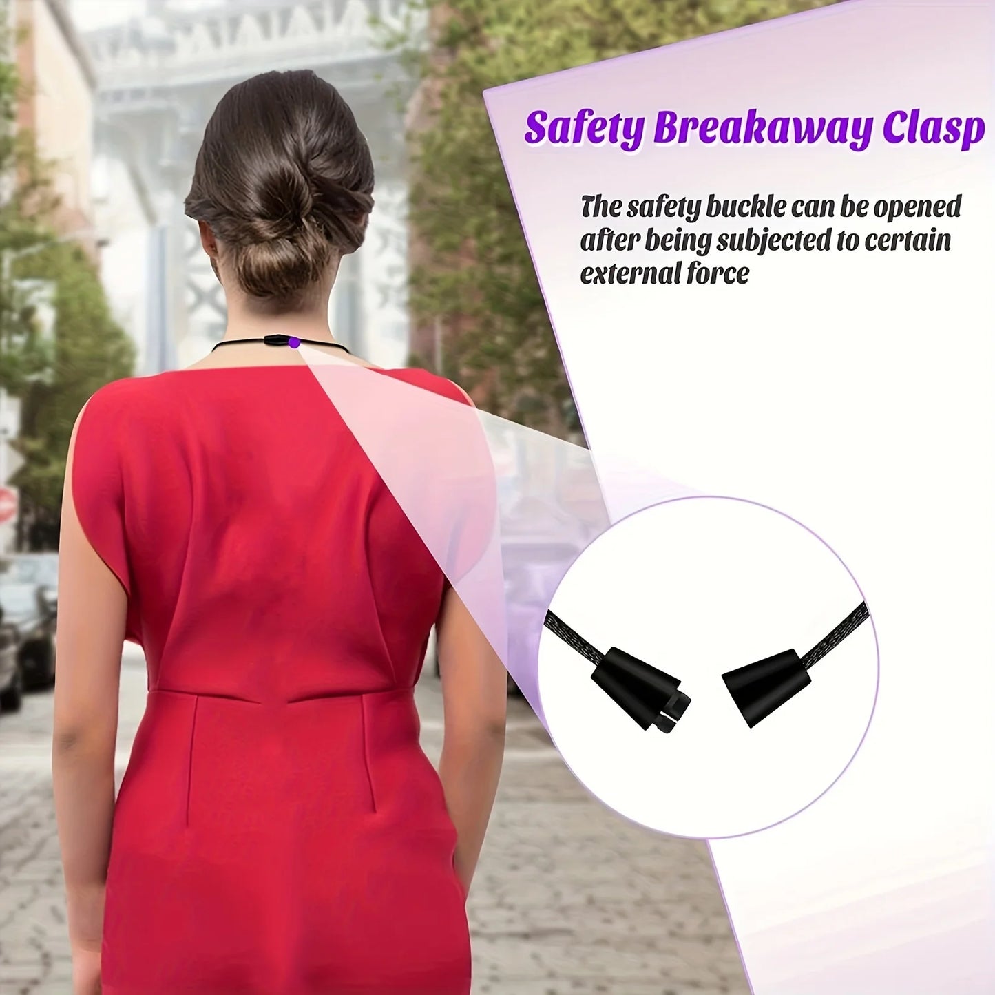 Hemasa Silicone Beaded Neck Breakaway Teacher Lanyard with Sliding ID Card Badge Holder for Keys,Keychain,Great Gifts for Women,Staff