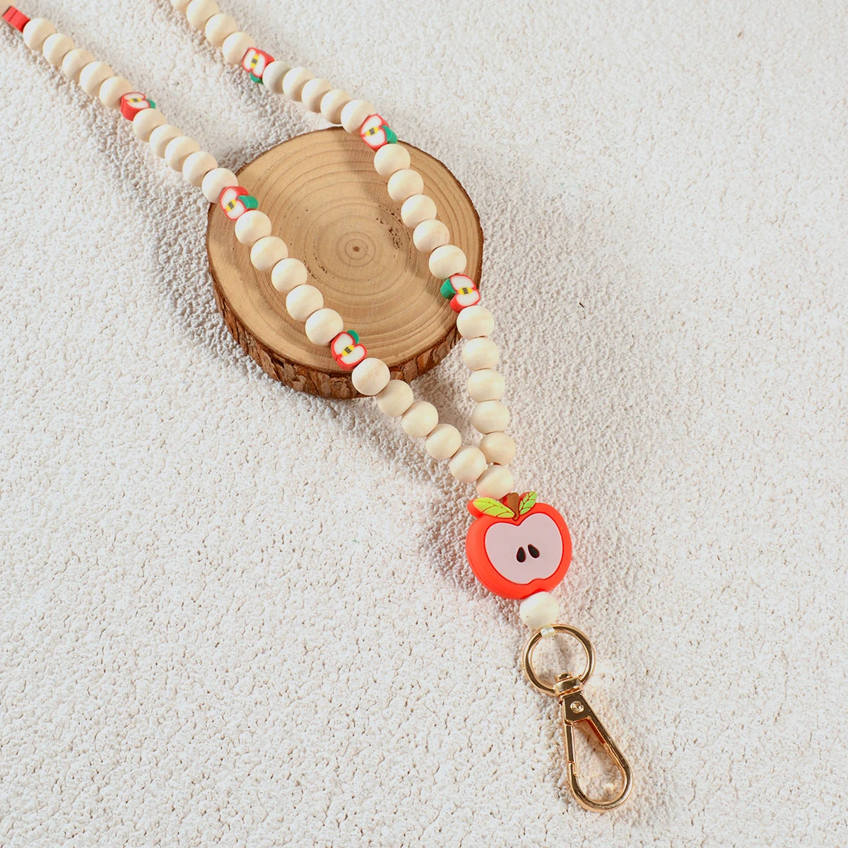 Hemasa Silicone  Daisy Beads Teachers Lanyard for Keys Or ID Badge