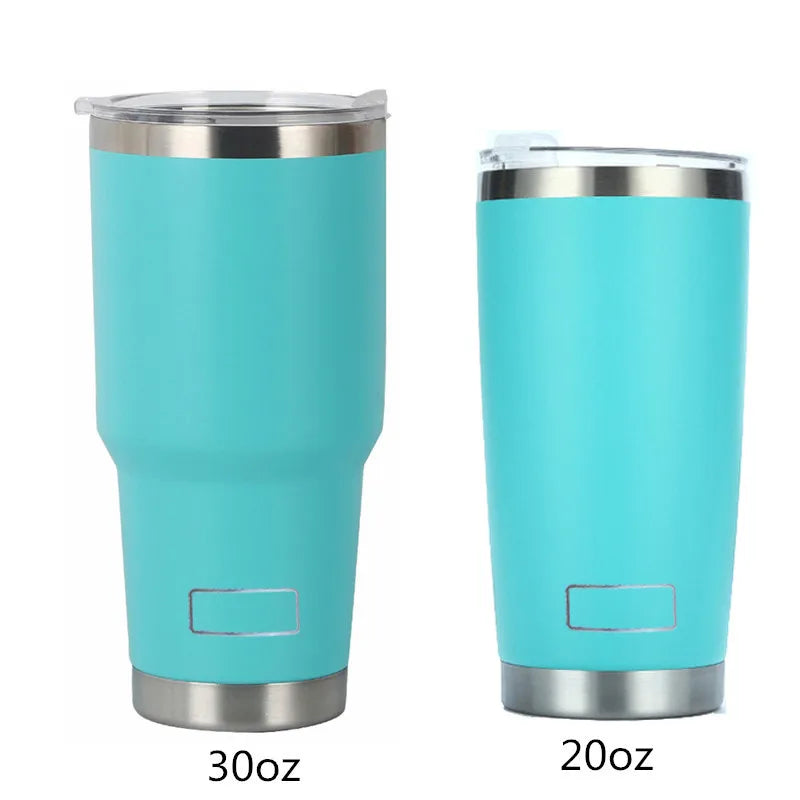 Hemasa 30oz 20oz Stainless Steel Tumblers / Travel Glass Coffee Mug Double Wall Water Bottle
