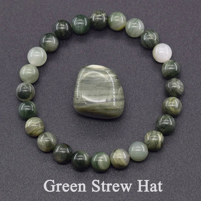 Natural Lemon Jade Bracelets Natural Yellow Stone Beads Bracelet for Men Women Geniune Ice Lemon Gem Elastic Jewelry Lover Gift