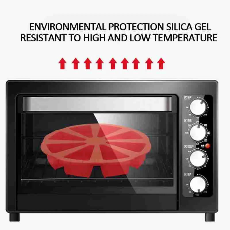 Silicone Cake Mold 8 Grids Shape Striangle Kitchen Pizza Plate Bakeware Non-stick Bread DIY Baking Pastry Cake Molds