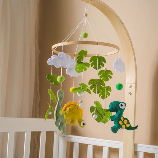 Hemasa Baby  Soft Felt Dinosaur Forest Hanging Toy for  Gift