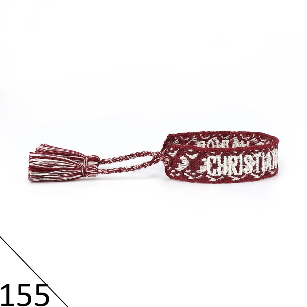Woven Friendship Bracelets Adjustable Cotton Rope Cord Hand Made Christian Jewelry Bracelet